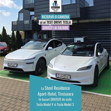 Apartments Steel Residence- Tesla Drive Experience Timişoara Exteriör bild