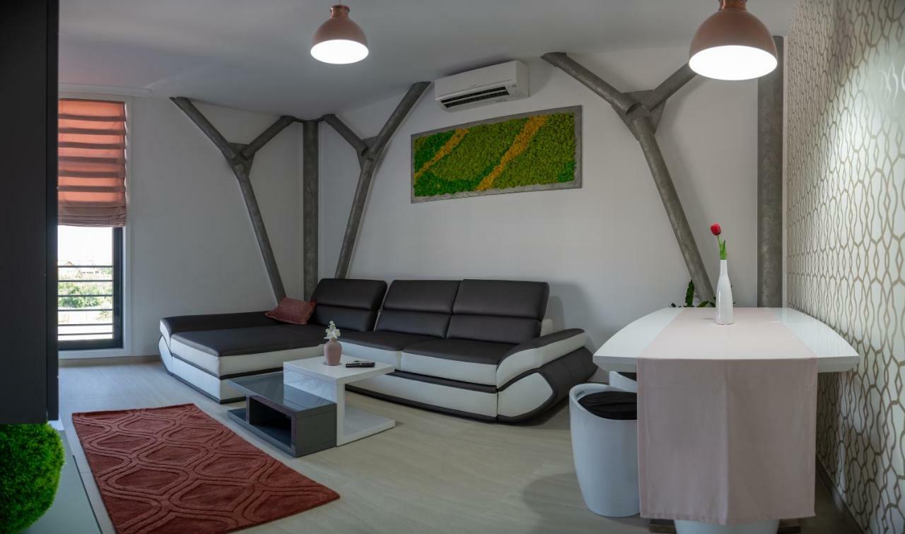 Apartments Steel Residence- Tesla Drive Experience Timişoara Rum bild
